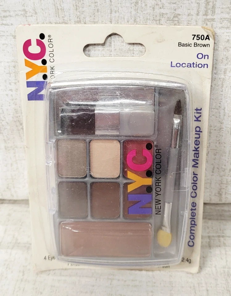NYC Color Kit Complete Makeup Set Eye Shadow Blush Lip Face 750A BASIC BROWN - Image 1 of 1