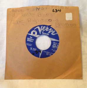 Righteous Brothers - Soul & Inspiration/B Side Blues 45RPM w/Sleeve Verve - Bild 1 von 4