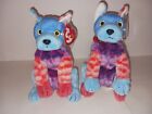 Lot Of 2 Ty Beanie Baby Hodge Podge the Dog 2002 MWMT 
