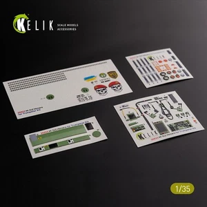 3D Decal M142 HIMARS Interior and classic Decal for Trumpeter 1:35 KeliK K35023 - Picture 1 of 10