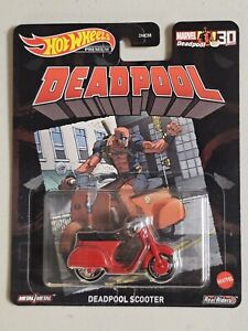 Hot Wheels- Pop Culture - Marvel - DeadPool Scooter