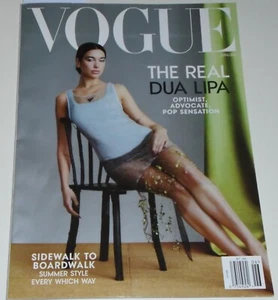 Vogue Magazine June July 2022 The Real Dua Lipa Model Tindi Mar Danai Gurira - Imagen 1 de 15