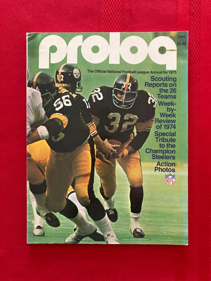 Anuario anual NFL Prolog 1975/gris/greene/harris/staubach/tarkenton Foto 1 de 1