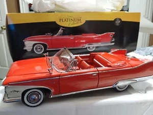 Sun Star 1960 PLYMOUTH FURY OPEN CONVERTABLE IN BOX Red Platinum Collection - Picture 1 of 19