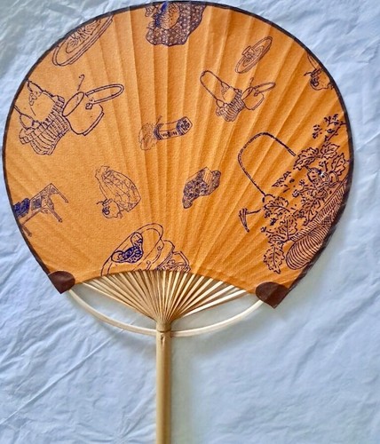 LOUIS VUITTON（LV） Autentico nuovo LOUIS VUITTON ✿*゚ ventaglio bambù seta regalo da LV