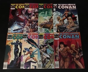 SAVAGE SWORD OF CONAN NEWSSTAND LOT #100-103,106-109 MARVEL COMICS 1984-1985 - Picture 1 of 9