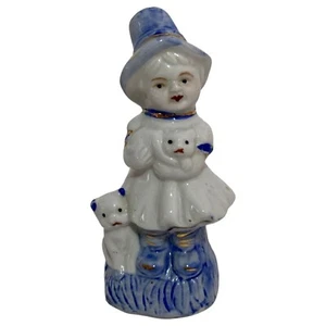 Estatuilla de porcelana rusa soviética vintage de la URSS payaso Yuri Kuklachev con gatos - Imagen 1 de 6