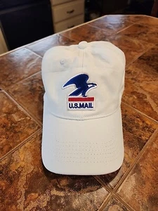 United States Postal Service USPS weiße Baseballkappe Mütze Einheitsgröße - Bild 1 von 3