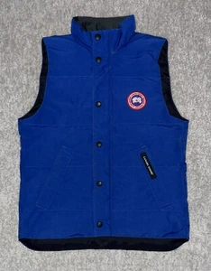 Canada Goose Gilet Blue, kids Size Large Age 14-16 Yrs Or XS Mens ExcellentCond - Picture 1 of 16