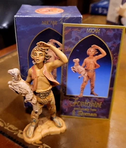 Neu Mekah der Hirte Weihnachten Erbstück Krippenfigur Fontaninni von Roman 5" - Bild 1 von 12