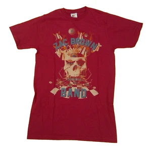 Zac Brown Band Camiseta Mujer Talla S Gráfico Rojo Algodón Mercancía Live Nation - Imagen 1 de 4