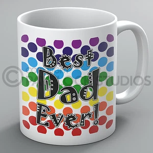 Best Dad Ever Mug Mugs Daddy Father Fathers Day Men Him Family Birthday Cup Gift - Picture 1 of 1