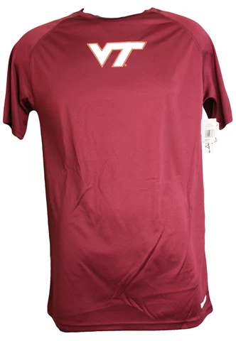 NCAA Virginia Tech Hokies Fusion Fit Short Sleeve VT Cover