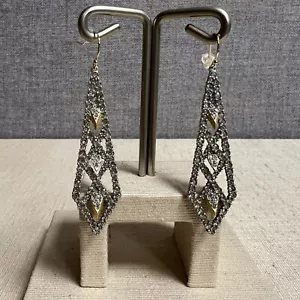 Alexis Bittar Spiked Lattice Wire Drop Earrings NWOT - Picture 1 of 9