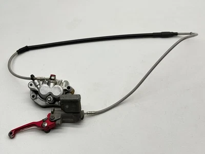 Honda CRF450R 2009 montaje de freno delantero pinza cilindro maestro moto de cross CRF Foto 1 de 4