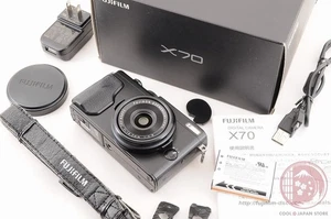 DDU[MINT in Box] Fuji film Fujifilm X70 16.3MP Compact Digital Camera Black Cj62 - Picture 1 of 15