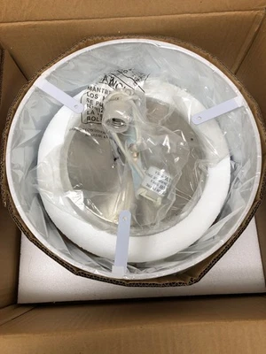 Progress Lighting P350130-009 Kitchen Ceiling Light 2-Light Brushed Nickel Flush - Image 1 of 3