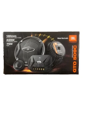 JBL GTO609C Two Way 6.5 in. Component Speakers System 2 Pieces - Black - Image 1 of 2