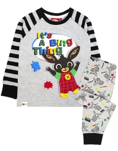 Bing Bunny Grau Bing Langärmeliges Pyjama-Set mit langem Bein Jungen - Bild 1 von 6