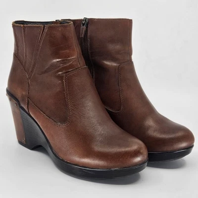 Botín Dansko Faith Cuero Tacón Cuña Tachonado Mujer Talla 39 Urbano Informal Boho Foto 1 de 4