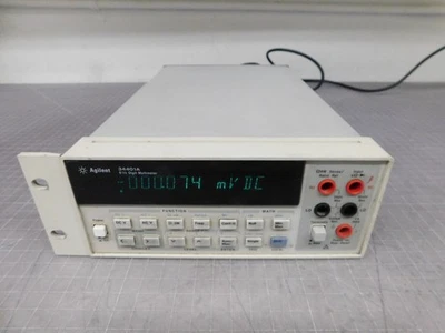 AGILENT 34401A 6-1/2 DIGIT MULTIMETER M4942 - Image 1 of 3