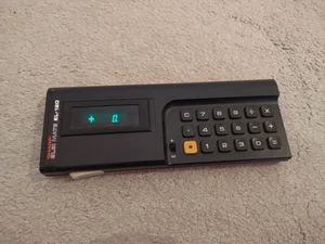 Vintage Sharp Elsi Mate EL-120 Calculator Black 12-Digits LCD Display Compact - Picture 1 of 4