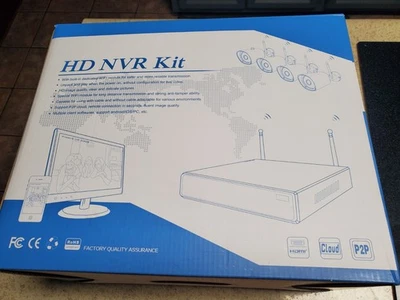 HD NVR KIT  4 CAMERA WIFI CAPABLE NEW / Open Box - Image 1 of 4
