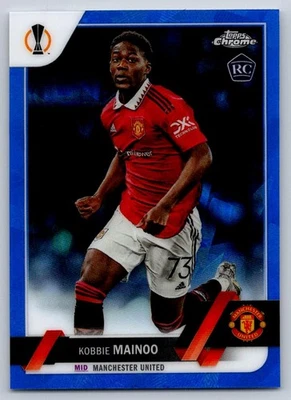 Kobbie Mainoo 2022 Topps Chrome Sapphire Edition UEFA Club Competitions Rookie - Image 1 of 2