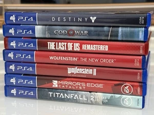 PS4 Video Game Lot Of 7 Very Good Condition Adult Owned Quick Ship Read! - Picture 1 of 5