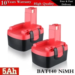 2x 14.4V 5.0Ah Battery for Bosch PSR BAT038 BAT040 BAT041 BAT140 BAT159 PSB14.4 - Picture 1 of 9