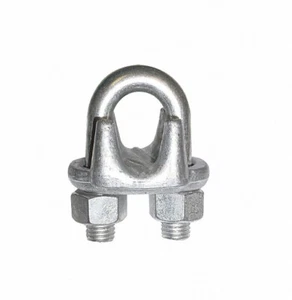 3ct) Dayton 2vkk2 DAYTON Wire Rope Clip: U-Bolt, Maleable Iron, For 1 in Wire - Picture 1 of 4