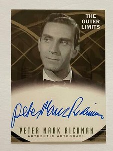 2002 The Outer Limits Premiere Autographs #A16 Peter Mark Richman Auto