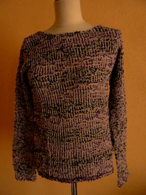 Dünner Grobstrick-Pullover v. Linea Tesini/Heine,Gr. 34,mehrfbg. langarm Neu XX2 - Bild 1 von 2