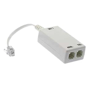 ADSL ADSL2 + DSL Modem Telephone Phone Fax In-Line Splitter Filter Network RJ11 - Picture 1 of 1