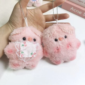 Cartoon Kawaii Apron Bunny Pig Bag Pendant Decoration Car Keyring Birthday GiJO - Picture 1 of 13