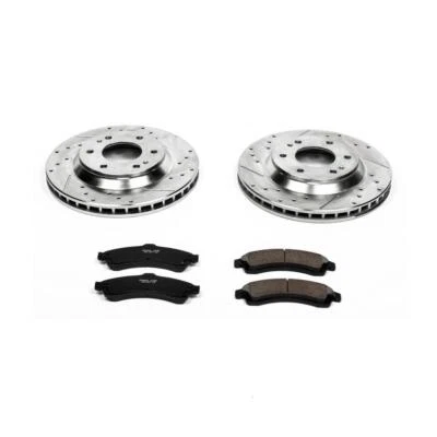 PowerStop Disc Brake Kit - Front - Fits Buick Rainier 2004-2005, Chevrolet Trail — 第 1/4 张图片