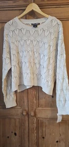 DKNY Ladies Jumper Cream, Size US L, BNWT - Picture 1 of 5