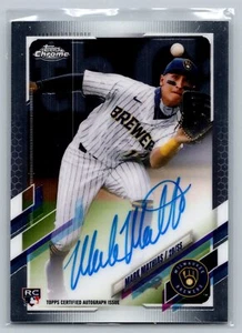 2021 Topps Chrome #RA-MMA Mark Mathias Rookie Autographs - Picture 1 of 2