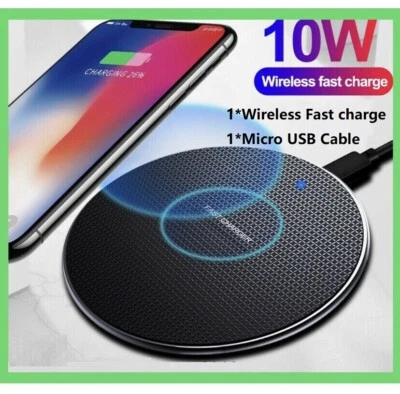 Wireless Charger Schnell Ladepad für iPhone 14 13 12 11 Pro Max für Samsung - Bild 1 von 4