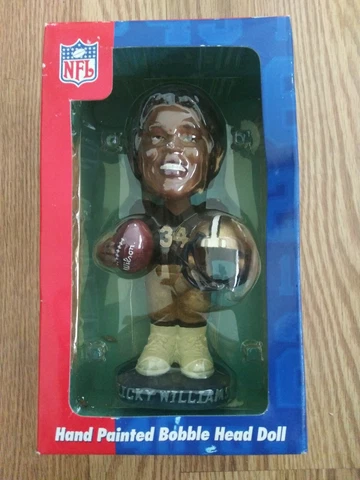 NFL Hand Painted Bobbleheads - RICKY WILLIAMS Original Boxes Cover
