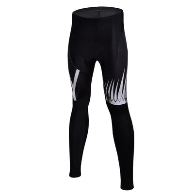 Ghost Teeth Men's Cycling Long Pants Tights Padded Bicycle Pants Compression - Image 1 of 4