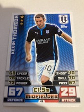 KEVIN THOMSON  DUNDEE  TOPPS  MATCH ATTAX SPFL 2014 - 15  CARD