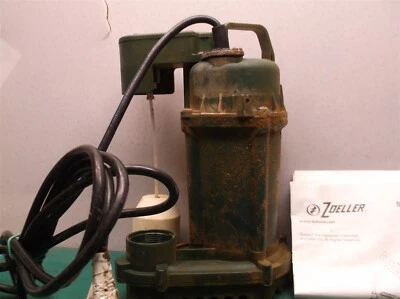 Bomba de sumidero sumergible de hierro fundido Zoeller 0,5-HP 60 GPM (1075-0001) Foto 1 de 4