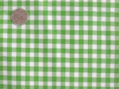 LIME GREEN 1/4" GINGHAM VINYL OILCLOTH TABLECLOTHS DINING PATIO SIZES 48x48-108