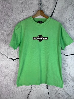 Vintage independent T-Shirt Men’s Sz M Green Skate Y2K - Image 1 of 4