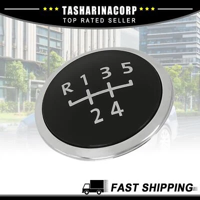 1/lote 5 velocidades perilla de cambio emblema cabeza insignia cubierta apta para Volkswagen Jetta Foto 1 de 4