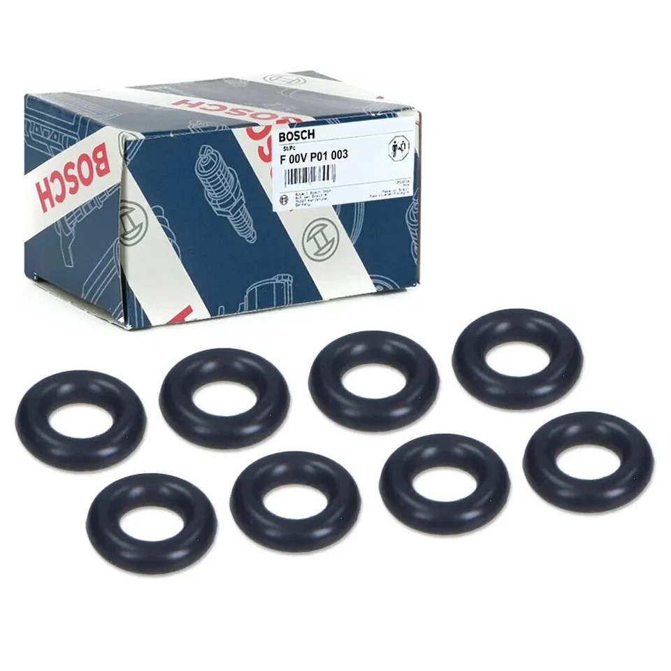 8X BOSCH Dichtring Leckölleitung Rücklauf AUDI BMW VW F00VP01003 - Bild 1 von 1