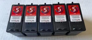 50 Virgin Genuine Empty Lexmark 5 Inkjet Cartridges 18C1960 EMPTIES - Picture 1 of 1