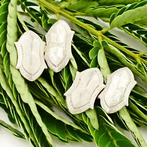 Gemelos con forma de escudo texturizado Loni Anderson de diseñador blanco de 14k de colección - Imagen 1 de 4