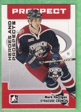 2006-07 In The Game Heroes and Prospects #63 Mark Hartigan Syracuse Crunch